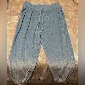 Blue Plush, Ribbed Sweater Set. Victoria’s Secret. M sweatshirt, L joggers